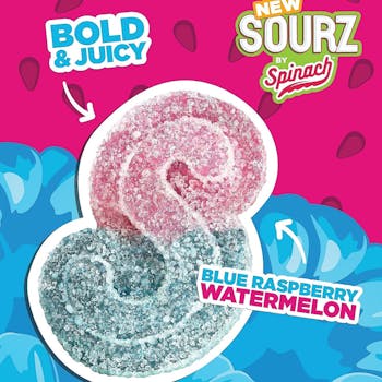 Spinach - SOURZ by Spinach - Blue Raspberry Watermelon Indica-5X5G